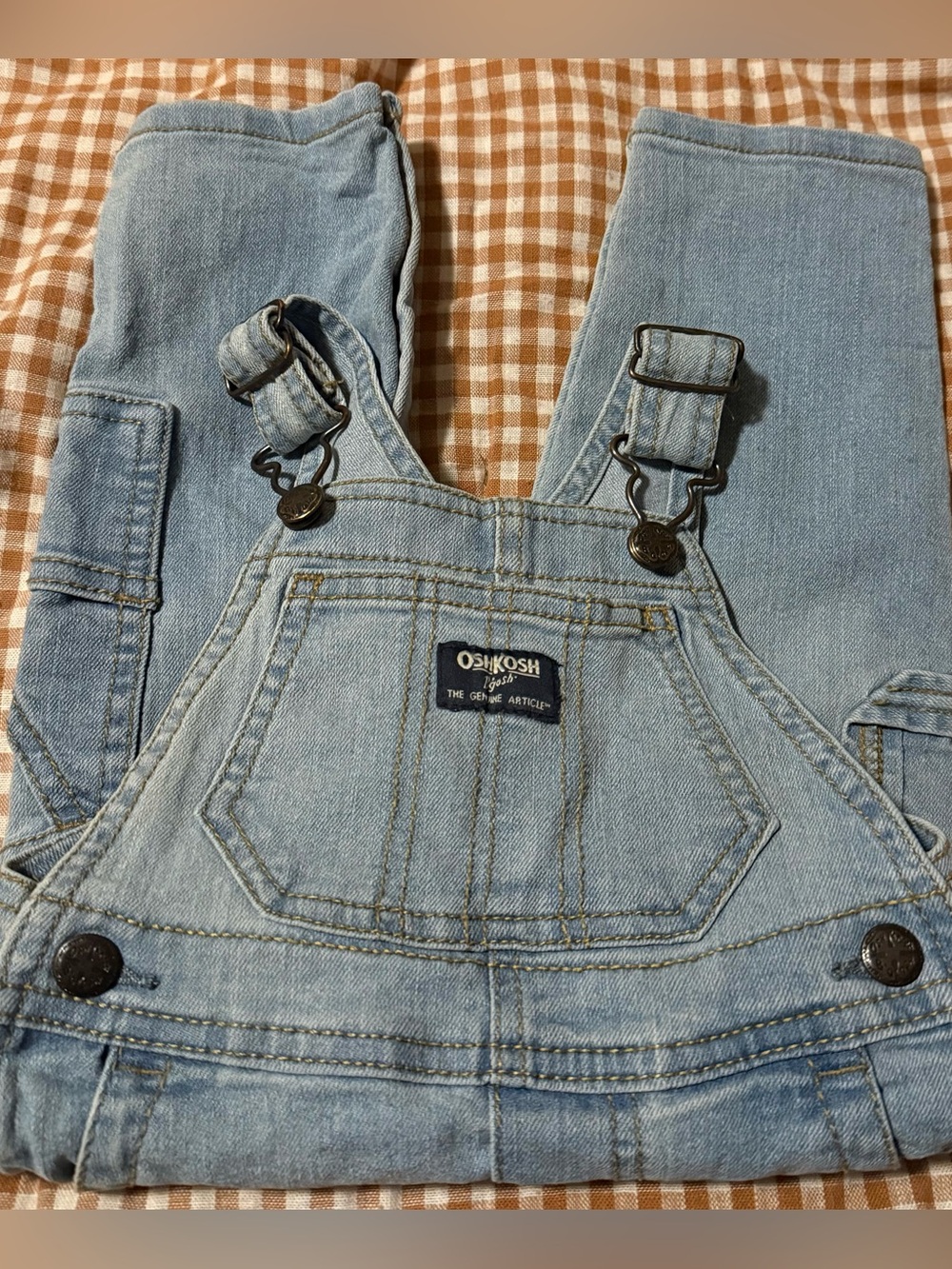 OshKosh B'gosh Light Blue Denim Overalls